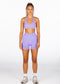 Kikiva Signature Halter Crop- Lavender