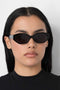 Lu Goldie Eliana Sunglasses- Black