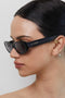 Lu Goldie Evie Sunglasses- Black