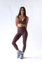 HyperLuxe Shape Full Length Legging- Coffee