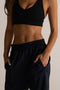 HyperLuxe Shape Sports Bra- Black