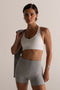 HyperLuxe Shape Sports Bra- White