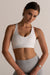 HyperLuxe Shape Sports Bra- White