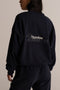 HyperLuxe Logo Crewneck Sweatshirt- Navy