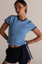 PRE- ORDER- HyperLuxe Cutie Sport Tee- Baby Blue