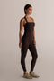 PRE- ORDER- HyperLuxe Shape Full Length Pocket Legging- Espresso