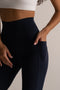 PRE- ORDER- HyperLuxe Shape Full Length Pocket Legging- Navy