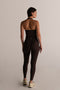 PRE- ORDER- HyperLuxe Shape Full Length Pocket Legging- Espresso