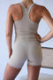 HyperLuxe Enso Bike Short- Oat