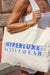 HyperLuxe Canvas Tote Bag- Cobalt