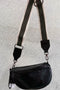 Hi Ho Silver Obsessed Bag Black/ Gunmetal- Woven Khaki Strap