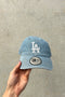 New Era LA Cascla Cap- Washed Denim