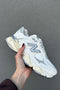 New Balance 9060ECA Sneaker- Sea Salt/ Silver Metallic