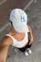 HyperLuxe Active Cap- Cream/ Blue