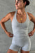 HyperLuxe Contour Tank- Grey Marle