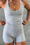 HyperLuxe Contour Tank- Grey Marle