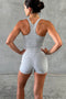 HyperLuxe Contour Tank- Grey Marle