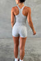 HyperLuxe Contour Tank- Grey Marle