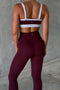 HyperLuxe Shape Full Length Legging- Burgundy