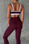 HyperLuxe Shape Full Length Legging- Burgundy