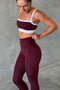 HyperLuxe Shape Full Length Legging- Burgundy