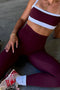 HyperLuxe Shape Full Length Legging- Burgundy