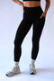 HyperLuxe Shape Full Length Pocket Legging- Black