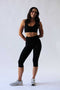 HyperLuxe Shape Capri Legging- Black