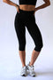 HyperLuxe Shape Capri Legging- Black