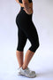 HyperLuxe Shape Capri Legging- Black