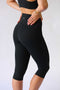 HyperLuxe Shape Capri Legging- Black