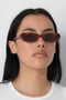 Lu Goldie Lola Sunglasses- Chestnut