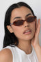 Lu Goldie Lola Sunglasses- Chestnut