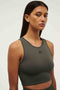 PE Nation Restore Seamless Tank- Gunmetal