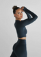 Leelo Active Sculpt Long Sleeve- Navy