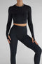 Leelo Active Sculpt Long Sleeve- Black