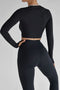 Leelo Active Sculpt Long Sleeve- Black