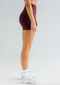 Kikiva Signature Bike Short- Burgundy