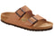 Birkenstock Arizona Birki Buc Earthy Vegan Sandal Regular- Pecan