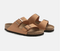 Birkenstock Arizona Birki Buc Earthy Vegan Sandal Regular- Pecan