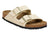 Birkenstock Arizona Nubuck Leather Sandal Regular- Ecru