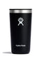 Hydro Flask 12oz All Around Tumbler Press-In Lid- Black