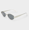 Luv Lou The Boston Sunglasses- Silver