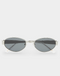 Luv Lou The Boston Sunglasses- Silver