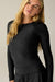 Beyond Yoga Featherweight Your Fit Long Sleeve Top- Darkest Night