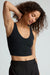 Beyond Yoga Good Day Cropped Tank- Darkest Night