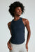 Beyond Yoga Featherweight Your Fit Shirred Tank- Nocturnal Navy