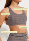 Nimble Sweat To Splash Strappy Bra- Lively Geo