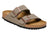 Birkenstock Arizona Birki Buc Regular Sandal- Stone