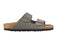 Birkenstock Arizona Birki Buc Regular Sandal- Stone